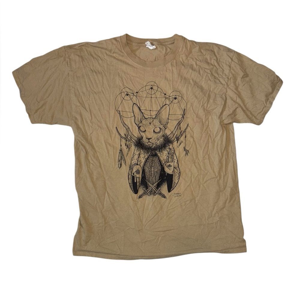 Graphic Cat Tee Size XL